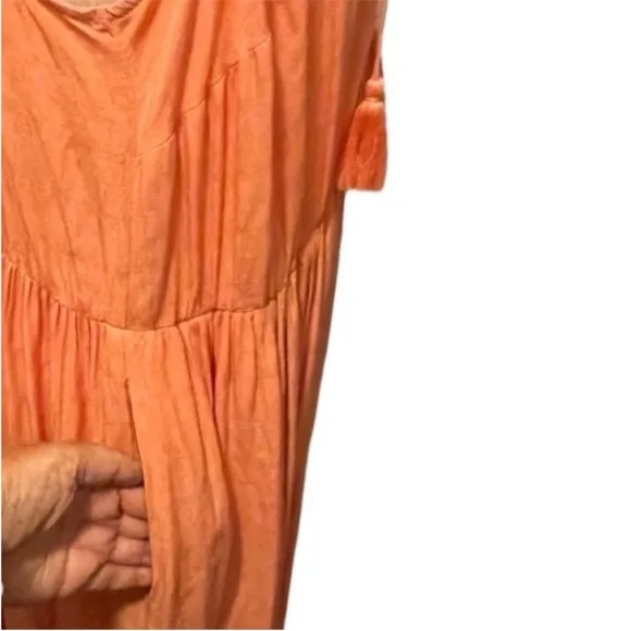 Torrid Challis Ombré Red Tiered Maxi Dress Size 1  1X NWT - Picture 5 of 16